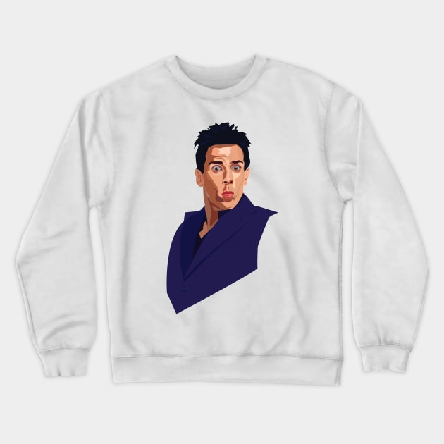 Zoolander - Blue Steel Crewneck Sweatshirt by meganyiu